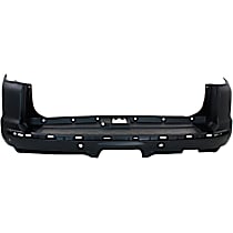 Rear Primed Bumper Cover, For Models With Chrome Insert, CAPA Certified