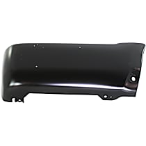 Rear, Passenger Side Bumper End, For Models Without Fender Flares, Primed, Steel
