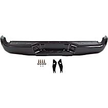 Step Bumper, Powdercoated Black Face Bar and Pads With mounting bracket(s)