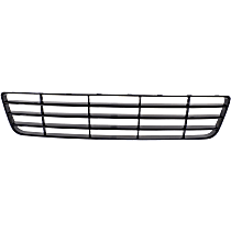 Front, Center, Lower Bumper Grille, Black