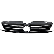 Upper Grille Assembly, Textured Black Shell and Insert