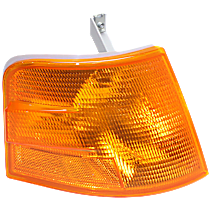 Front, Passenger Side Turn Signal Light, Without bulb(s)