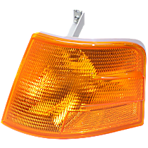 Front, Driver Side Turn Signal Light, Without bulb(s)