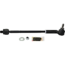 Front, Driver Side, Inner and Outer Tie Rod Assembly