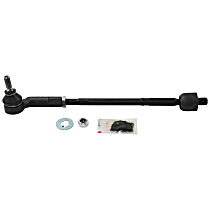 Front, Passenger Side, Inner and Outer Tie Rod Assembly