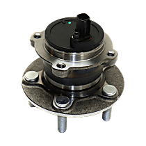 Rear, Driver or Passenger Side Wheel Hub, With Bearing, 5 x 4.26 in. Bolt Pattern, Front Wheel Drive
