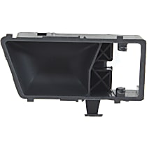 Front or Rear, Passenger Side Interior Door Handle, Textured Black, Without Door Lock Hole