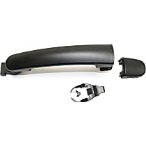 Front, Driver Side Exterior Door Handle, Primed, Without Key Hole