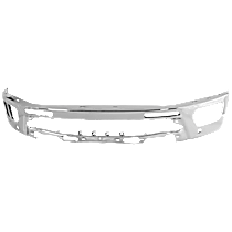 Front Bumper, Chrome, Without Mounting Brackets, 4 Cyl., 2.3L Engine