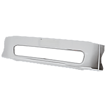 Front, Center Bumper, Chrome, Base Model