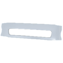 Front, Center Bumper, Painted Gray, Base Model