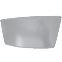 Front, Driver Side Bumper, Painted Gray, Base Model