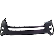 Primed Bumper Cover, For Models Without Front View Camera and Active Park Assist System