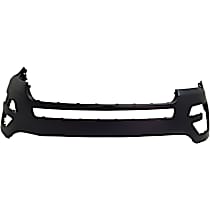 Primed Bumper Cover, For Models Without Front View Camera and Active Park Assist System, CAPA Certified