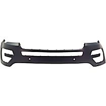 Primed Bumper Cover, For Models With Front View Camera, Without Active Park Assist System