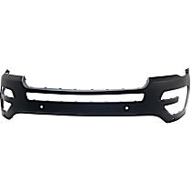 Primed Bumper Cover, For Models Without Front View Camera and Active Park Assist System