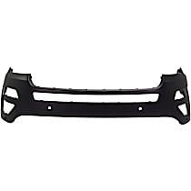 Front Primed Bumper Cover, For Models With Active Park Assist System