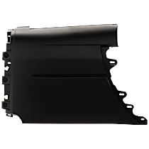 Front, Driver Side Bumper End, Standard Passenger Van, Textured, Plastic