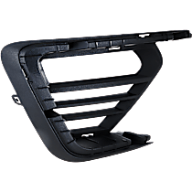 Passenger Side, Outer Bumper Grille, Textured