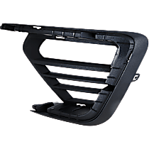 Driver Side, Outer Bumper Grille, Textured