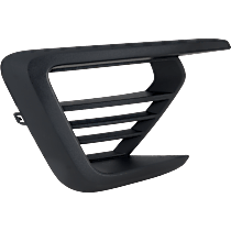 Passenger Side, Outer Bumper Grille, Textured