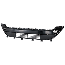 Center Bumper Grille, For Models Without Adaptive Cruise Control, Textured Black, CAPA Certified