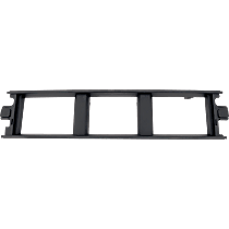 Front, Center Bumper Trim, Black