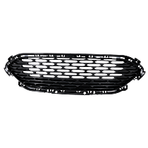 SE Sport Hybrid Grille Textured Black Shell and Insert CAPA Certified