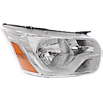 Passenger Side Halogen Headlight, With bulb(s), OE Replacement, CAPA Certified
