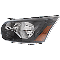 Driver Side Halogen Headlight, With bulb(s), OE Replacement