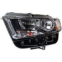 Driver Side Halogen Headlight, With bulb(s), OE Replacement, CAPA Certified