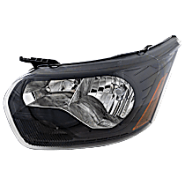 Driver Side Halogen Headlight, With bulb(s), OE Replacement