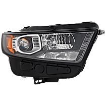 Passenger Side HID/Xenon Headlight, With bulb(s), OE Replacement