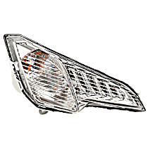 Front, Passenger Side Turn Signal Light, With bulb(s),, CAPA Certified