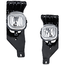 Driver and Passenger Side Halogen Fog Light, With bulb(s), OE Replacement