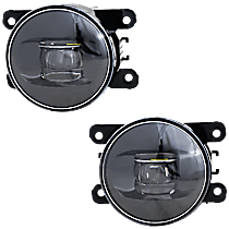 Driver and Passenger Side LED Fog Light, With bulb(s)