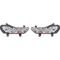 Driver and Passenger Side Halogen Fog Light, With bulb(s), OE Replacement