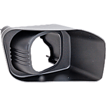 Front, Passenger Side Fog Light Trim, Textured Black