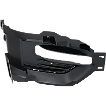 Front, Passenger Side Fog Light Trim, Textured Black