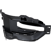 Front, Passenger Side Fog Light Trim, Textured Black, CAPA CERTIFIED