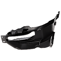 Front, Driver Side Fog Light Trim, Textured Black