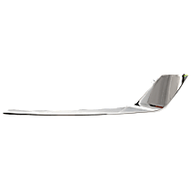 Front, Passenger Side Fog Light Trim, Chrome, Except Sport Model