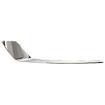 Front, Driver Side Fog Light Trim, Chrome, Except Sport Model