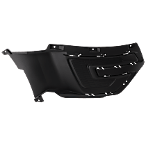 Front, Passenger Side Fog Light Cover, Textured Black