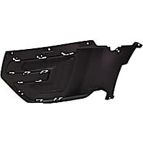 Front, Driver Side Fog Light Cover, Textured Black