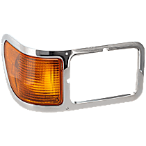 Passenger Side, Headlight Bezel, Chrome