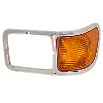 Driver Side, Headlight Bezel, Chrome