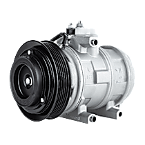 A/C Compressor, With Clutch, 6-Groove Pulley, 125mm
