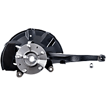 Front, Passenger Side Steering Knuckle, With Bearing, With Dust Shield