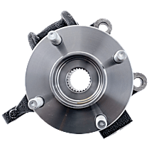 Front, Passenger Side Steering Knuckle, Without Backing Plate, With Bearing, Without Dust Shield